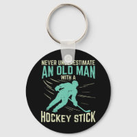 Mens Never Underestimate An Old Man With A Hockey 
