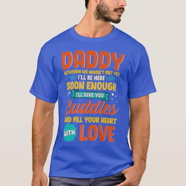 Mens New Father Dad To Be Expectant Soon To Be T-Shirt (Front)