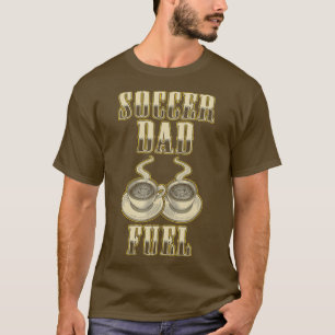 Mens New First Time Dad to Be Coffee Soccer T-Shirt