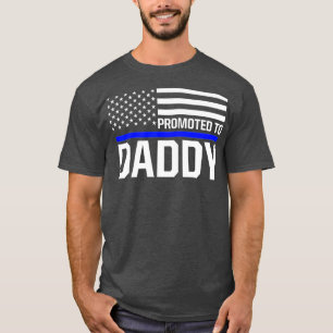 Mens New First Time Dad to Be Police Law Enforceme T-Shirt