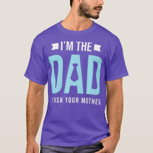 Mens New First Time Dad to Be Proud Fun Skills T-Shirt