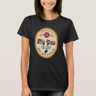 Mens New Grandpa Called Big Paw T-Shirt