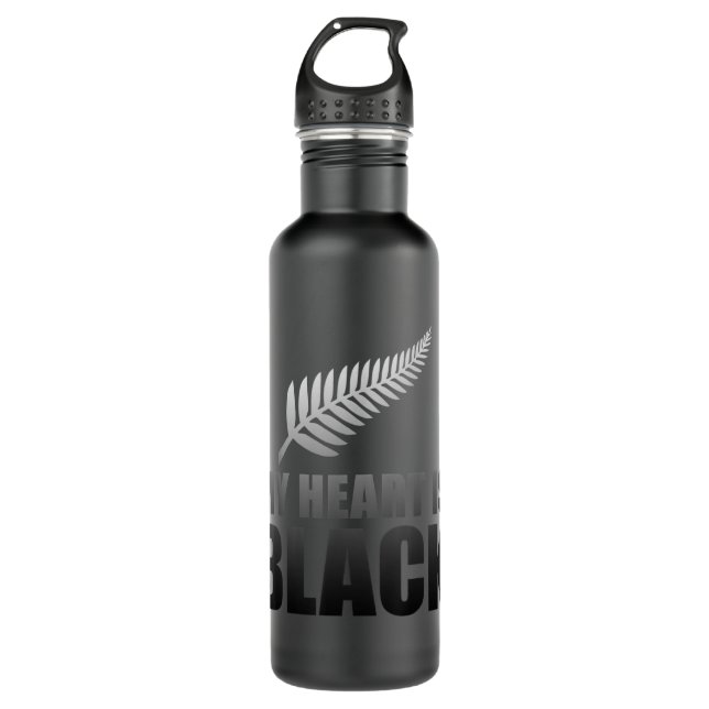Mens New Zealand Designed Rugby  for Rugby Dads  710 Ml Water Bottle (Front)