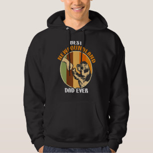 Mens Newfie Dog Best Newfoundland Dad Ever 2 Hoodie