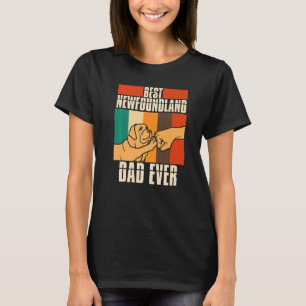 Mens Newfie Dog Best Newfoundland Dad Ever T-Shirt