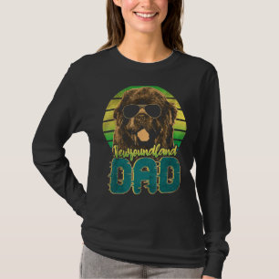 Mens Newfie Dog Newfoundland Dad 3 T-Shirt