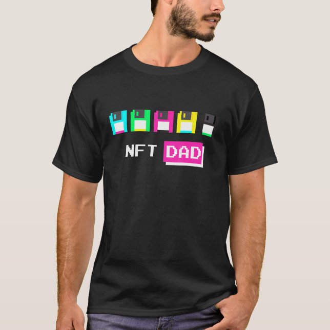 Mens   Nft Dad  S Crypto Nft    T-Shirt (Front)