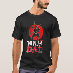 Mens Ninja Dad Ninja Accessories Ninja Costume D T-Shirt