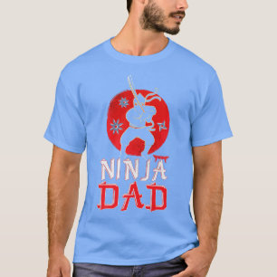 Mens Ninja Dad Ninja Accessories Ninja Costume Fu T-Shirt