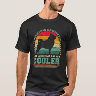Mens Norwegian Elkhound Dad Like A Regular Dad Fat T-Shirt
