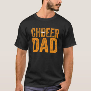 Mens Not Cheer But Beer Dad   Cheerleading Papa T-Shirt