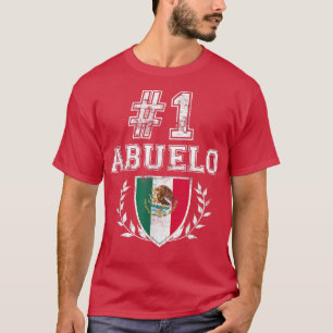 Mens Number One Abuelo Latino Spanish Grandfather  T-Shirt