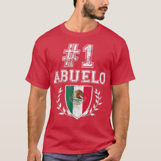Mens Number One Abuelo Latino Spanish Grandfather  T-Shirt