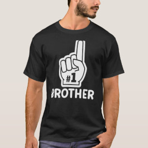 Mens Number One Brother Father Day Birthday Son 1 T-Shirt