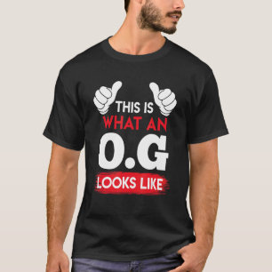 Mens O G Uncle Gangster Uncle T-Shirt