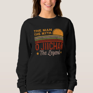 Mens O Jiichan The Man Myth Legend Retro Grandpa F Sweatshirt
