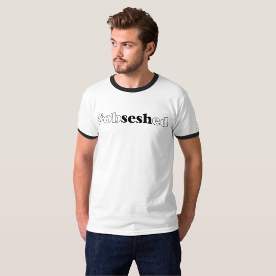 Men's "#obseshed" Ringer T-Shirt
