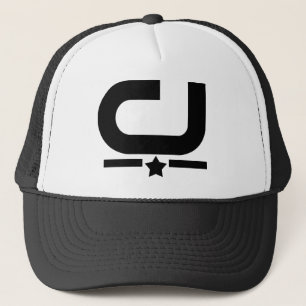Men's Official C&J SupaStar Trucker Hat, Black Trucker Hat