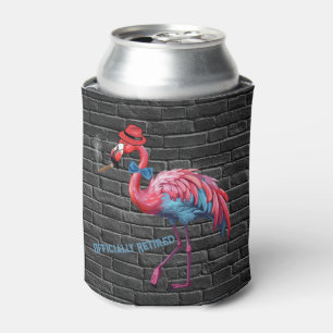 Men's Officially Retired Dapper Flamingo Hat Cigar Can Cooler