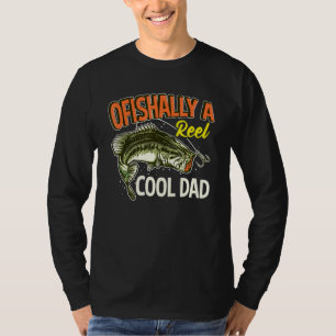 Mens Ofishally A Reel Cool Dad Fishing 6 T-Shirt