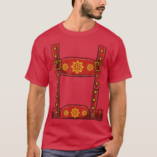 Mens Oktoberfest Halloween Costume  Mens Lederhose T-Shirt