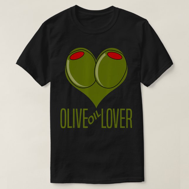 Mens Olive Oil Lover virgin Etract Italian Food Br T-Shirt (Design Front)