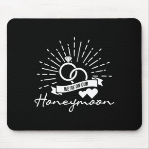 Mens On Honeymoon - Love Marriage Couple Bride Mouse Mat