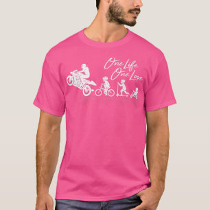 Mens One life One-love Biker Evolution 1060 T-Shirt