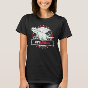 Mens Opi Idea From Grandchildren  Men Trex Opisaur T-Shirt