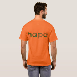 Men's Orange Hapa T-Shirt