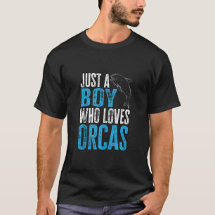 Mens Orca Graphic For Boys Men Kids Whale Tank T