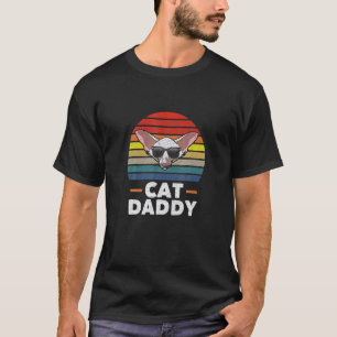 Mens Oriental Shorthair Cat Daddy Cat Dad T-Shirt
