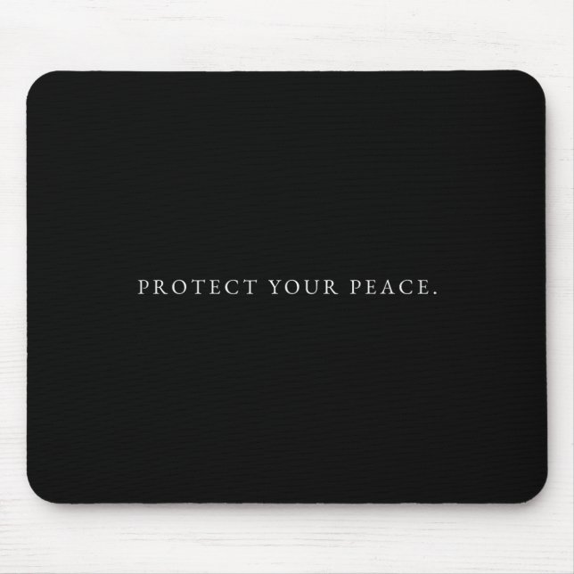 Mens Oversized Tee Protect Your Peace Self Love Po Mouse Mat (Front)
