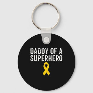 Mens Paediatrics Childhood Cancer Awareness Daddy Key Ring