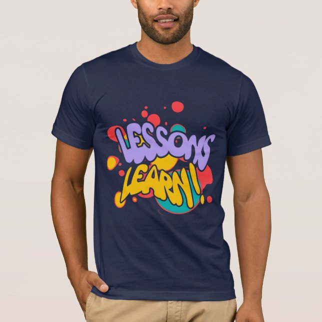 MEN'S PAINT SPLASH LESSONS LEARN JERSEY TEE (Front)