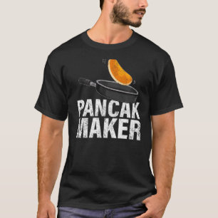 Mens Pancake Maker Breakfast Food Pancake Father T-Shirt