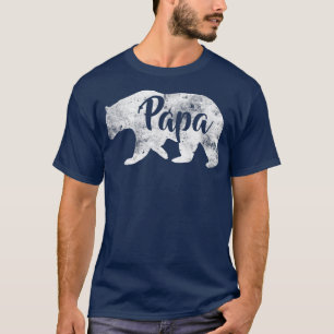 Mens Papa Bear  Awesome Camping Father's Tee 