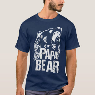 Mens Papa Bear Best Dad Father's Day Father  T-Shirt