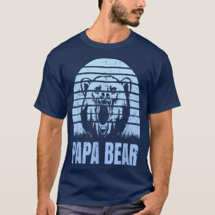 Mens Papa Bear Father Day Quote, Saying T-Shirt