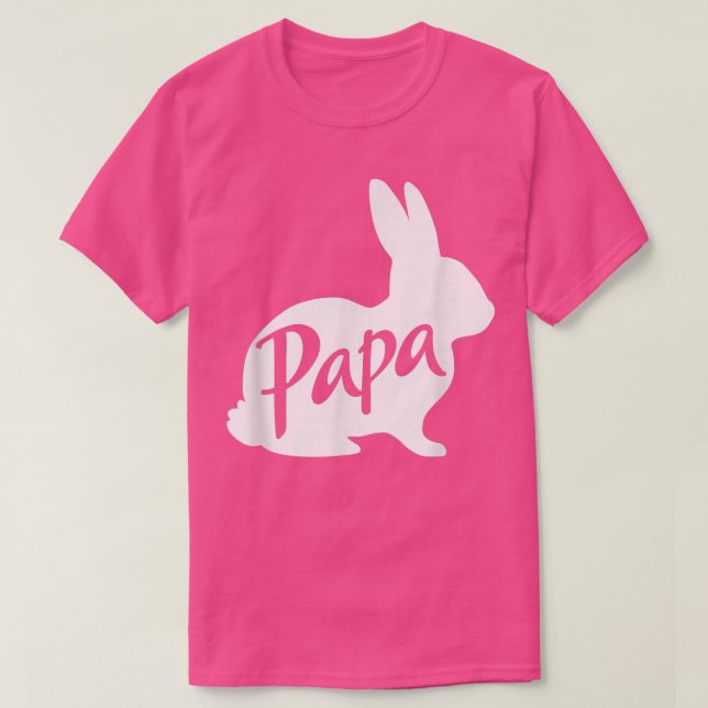 Mens Papa Bunny Rabbit Father Daddy Dad Grandpa Ea T-Shirt (Design Front)
