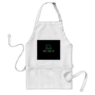 Mens Papa Grandpa Dad Golfing Fars Day Golf Cart Standard Apron