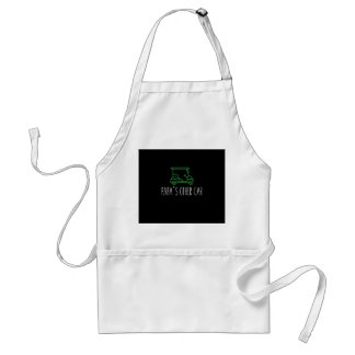 Mens Papa Grandpa Dad Golfing Fars Day Golf Cart Standard Apron