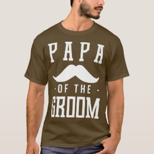 Mens Papa Of The GroomWedding T-Shirt