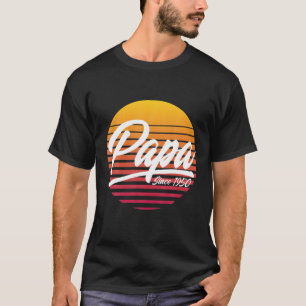 Mens Papa Since 1950, 71St Birthday 71 Years Fathe T-Shirt