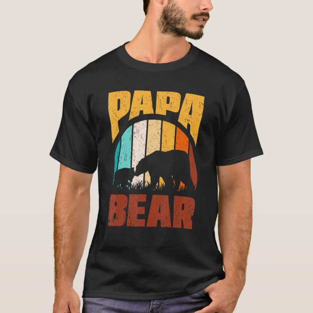 Mens Papa To Be Baby Father's Day Son Daughter Dad T-Shirt (Front)