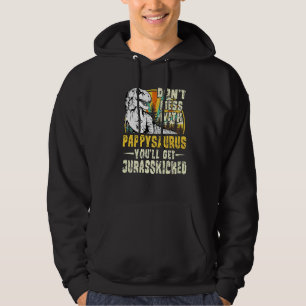 Mens Pappy Rex Saurus Papasaurus Dinosaurs Men Fat Hoodie