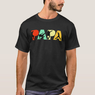 Mens Parkour Dad T Papa Fathers Day T-Shirt