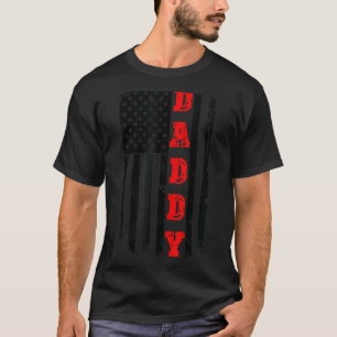 Mens Patriotic American Daddy Father Day   Father' T-Shirt