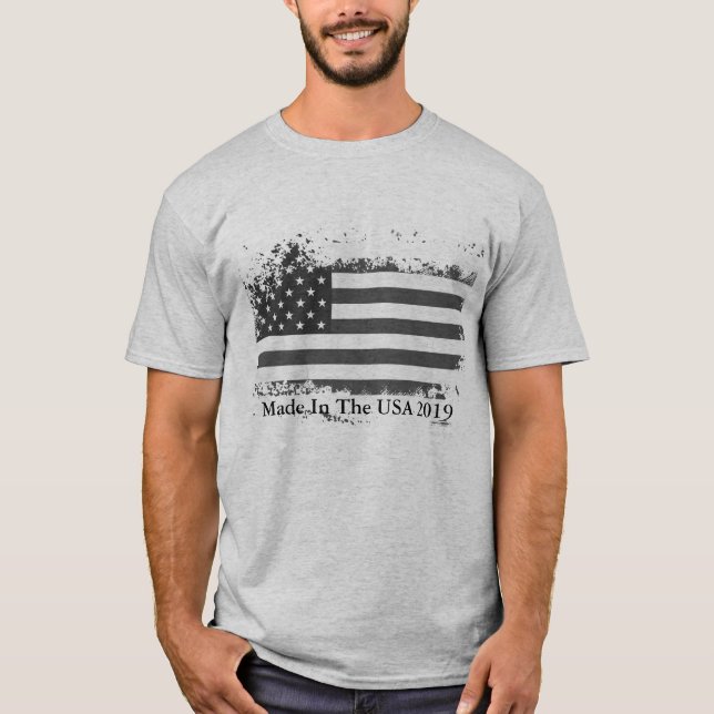 Men's Patriotic Flag T-Shirt (Front)