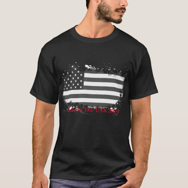 Men's Patriotic Flag T-Shirt (Front)